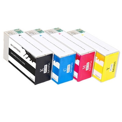 4-Pack Compatible Epson SJIC22P Ink Cartridges Combo for TM-C3500 TMC3500 [1BK,1C,1M,1Y]