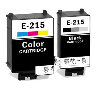 4 Pack Compatible Epson 215 [2BK+2CL] Ink Combo [C13T215192+C13T216092]