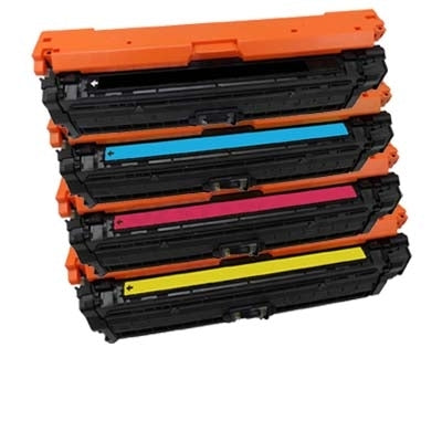 4 Pack HP CE270A-CE273A CE270ACE273A (650A) Compatible Toner Cartridges [1BK,1C,1M,1Y]