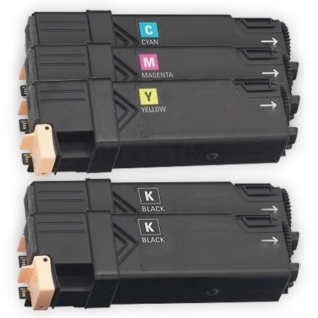 5-Pack Compatible Cartridge Combo for Fuji Xerox C1110 [2BK,1C,1M,1Y]