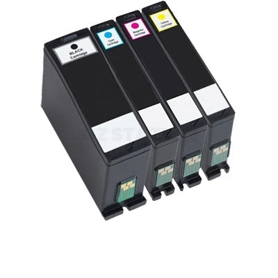 4 Pack Dell V525W (Series 33/34) Extra High Yield Compatible Ink Combo [1BK,1C,1M,1Y]