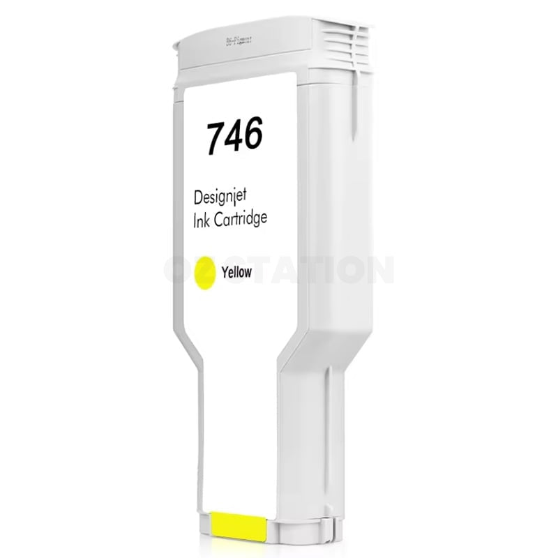 HP 746 Compatible Yellow 300ML DesignJet Ink Cartridge P2V79A / 3WX38A