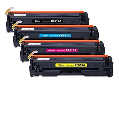 3 Sets of 4 Pack HP 204A (CF510A-CF513A) Compatible Toner Cartridges [3BK,3C,3M,3Y]