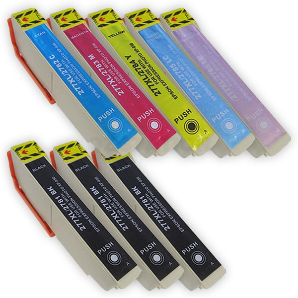 16 Pack Epson 277XL Compatible High Yield Inkjet Cartridges [6BK,2C,2M,2Y,2LC,2LM]
