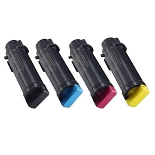 2 sets of 4-Pack Compatible Dell H625, H625cdw, H825, H825cdw, S2825, S2825cdn Toner Combo [2BK+2C+2M+2Y]