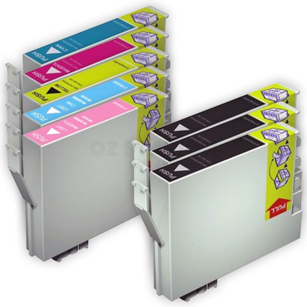 16 Pack Compatible Epson 81N Series Ink Combo [6BK,2C,2M,2Y,2LC,2LM]
