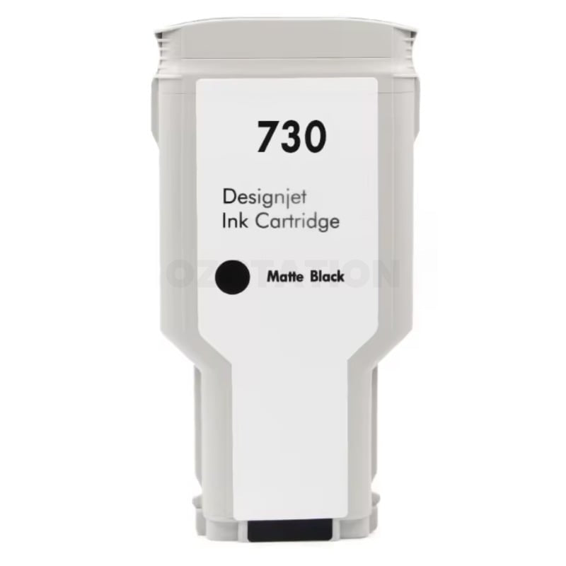 HP 730 Compatible Matte Black 300ML DesignJet Inkjet Cartridge P2V71A / 3ED51A