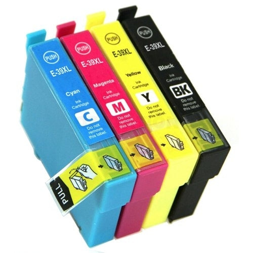 8 Pack Epson 39XL Compatible High Yield Inkjet Cartridges C13T04L192 - C13T04L492 [2BK, 2C, 2M, 2Y]