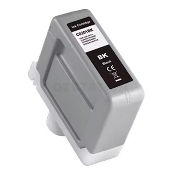 Compatible Canon PFI-301BK PFI301BK Black Ink Cartridge  - 330ML