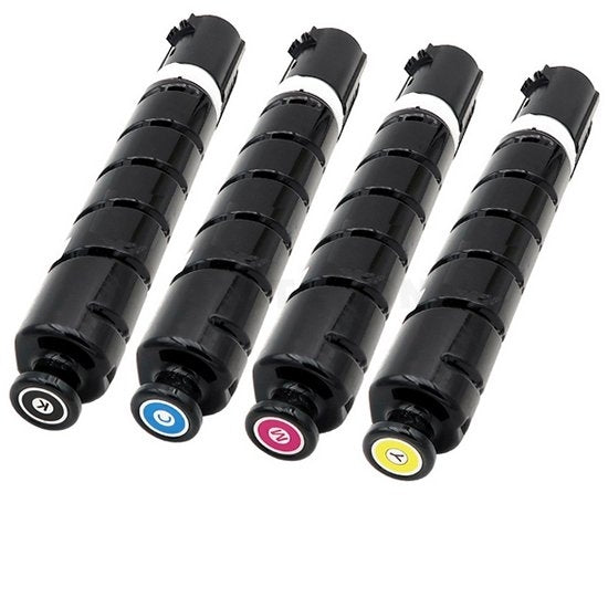 4 Pack Canon TG-65 TG65 GPR-51 Compatible Toner Cartridges Combo [BK,C,M,Y]
