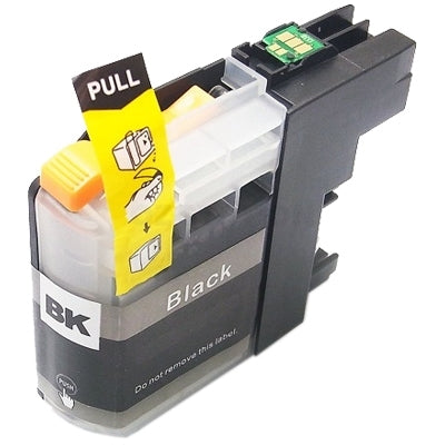 3 x Compatible Brother LC-133BK LC133BK Black Ink Cartridge - 600 Pages