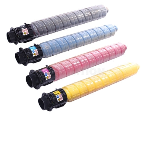 4 Pack Lanier MP-C305 MPC305 MP-C305 MPC305SPF Compatible Toner Cartridges 841623 841611-841613 [1BK, 1C, 1M, 1Y]
