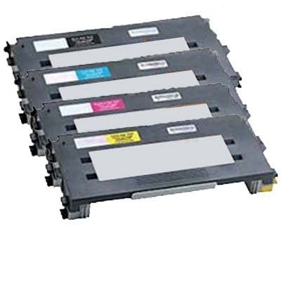 4 Pack Lexmark Compatible C510 Toner Cartridges High Capacity - BK 10,000 pages & CMY