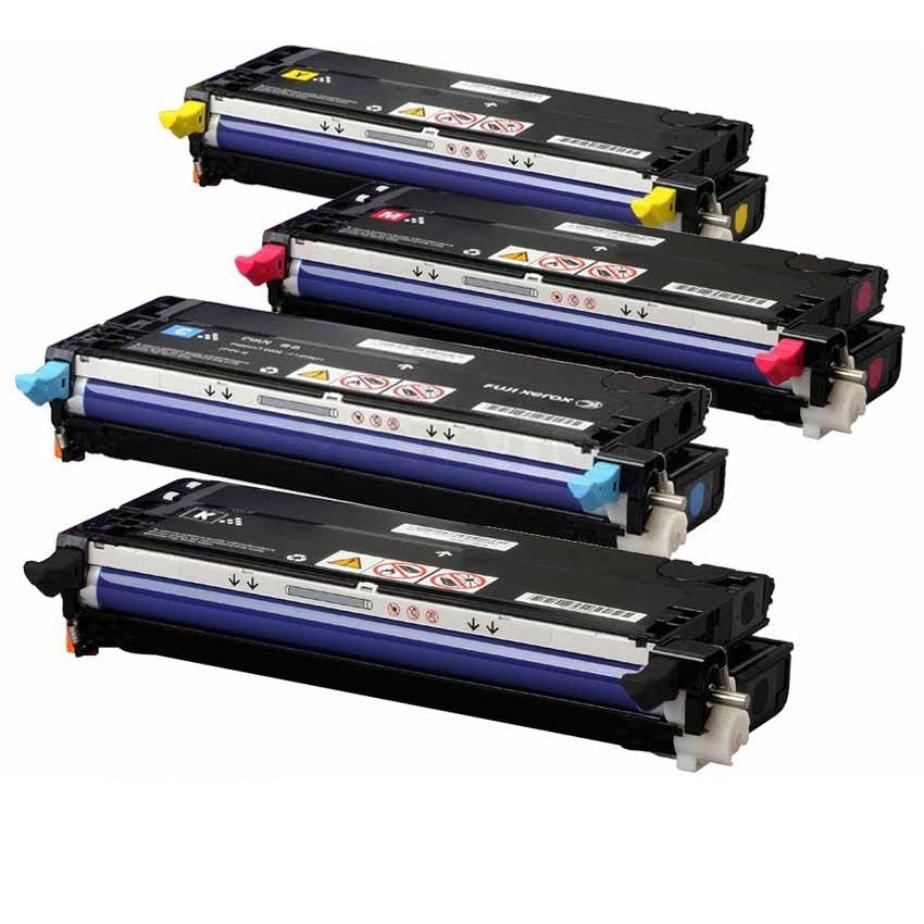2 sets of 4 Pack Fuji Xerox Docuprint C3290FS Compatible Cartridge Set