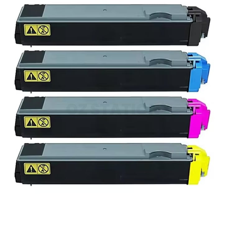 4 Pack Compatible for TK-510 TK510 Toner Cartridges suitable for Kyocera FS-C5020N, FS-C5025N, FS-C5030N [1BK,1C,1M,1Y]