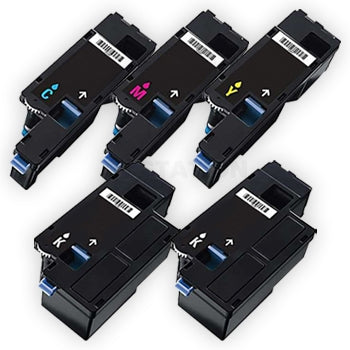 5 Pack Compatible Fuji Xerox DocuPrint CP105 CP205 CM205 CM215 CP215 Toner Cartridges(CT201591-CT201594)