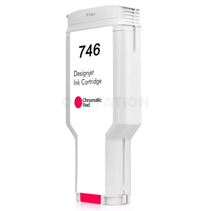 HP 746 Compatible Chromatic Red 300ML DesignJet Ink Cartridge P2V81A