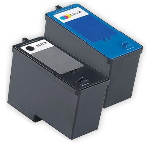 2 Pack Dell 966 / 968 Compatible Ink Combo [CH883 + CH884] - High Capacity [1BK,1C]