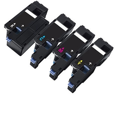 2 sets of 4 Pack Dell C1660 / C1660w Compatible Toner Cartridges [2BK,2C,2M,2Y]