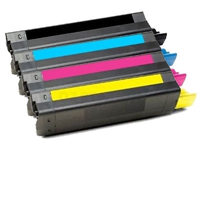 4 Pack OKI Compatible C5100/C5200/C5300/C5400/C5400N Toner Cartridges [1BK,1C,1M,1Y]