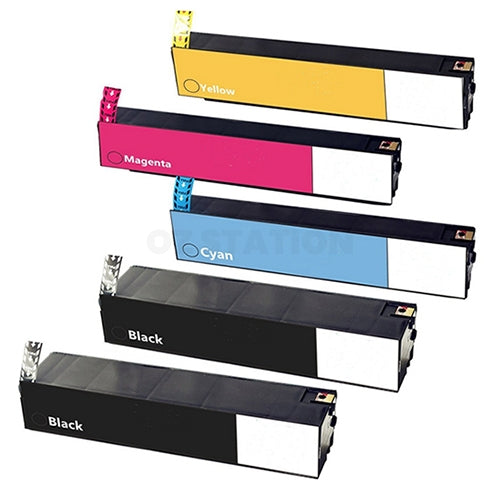 5 Pack HP 981X Compatible High Yield Inkjet Combo L0R12A - L0R09A [2BK,1C,1M,1Y]