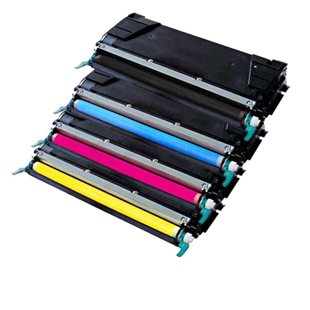 2 sets of 4 Pack Lexmark Compatible C524 / C534DN Toner Cartridges High Capacity - BK 8,000 pages & CMY