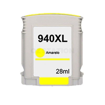 HP 940XL Compatible Yellow High Yield Inkjet Cartridge C4909AA - 1,400 Pages