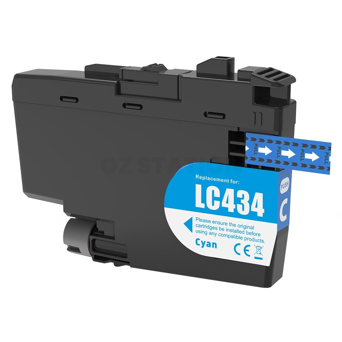Brother LC-434C LC434C Compatible Cyan Ink Cartridge