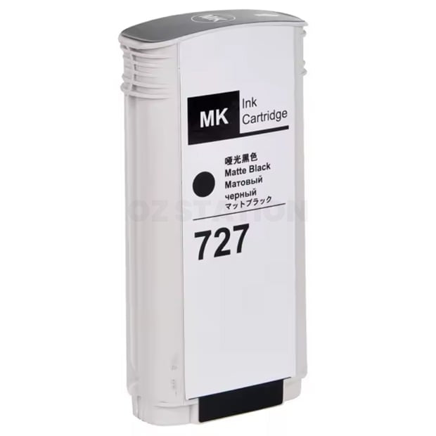 HP 727 Compatible Matte Black 300ml Inkjet Cartridge C1Q12A / 3WX19A