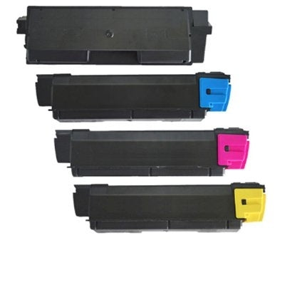 3 Sets of 4 Pack Compatible for TK-5164 TK5164 Toner Cartridge suitable for Kyocera P-7040CDN [3BK+3C+3M+3Y]