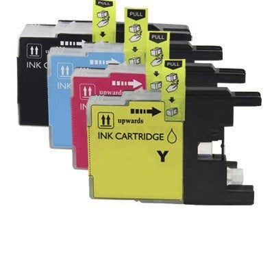8 Pack Brother LC40 Compatible Ink Cartridges [2BK,2C,2M,2Y]