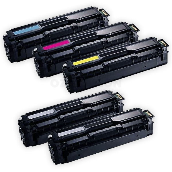 5-Pack Compatible Samsung CLP-680, CLP680, CLX-6260 Cartridge Combo [CLT506L] - [2BK,1C,1M,1Y]