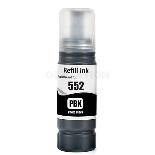 Compatible Epson T552 EcoTank Photo Black Ink Bottle C13T06W192