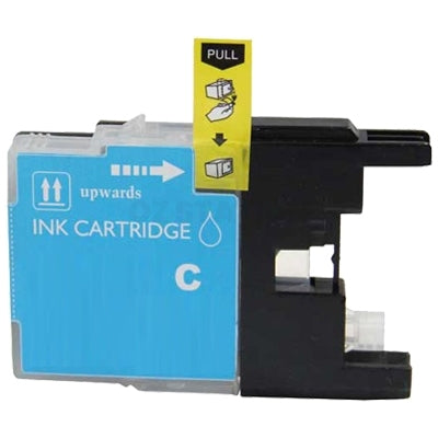 Brother LC73/LC77XLC Compatible Cyan High Yield Ink Cartridge