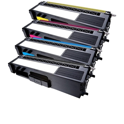 4-Pack Compatible Brother TN-348 TN348 Toner Combo [1BK,1C,1M,1Y]