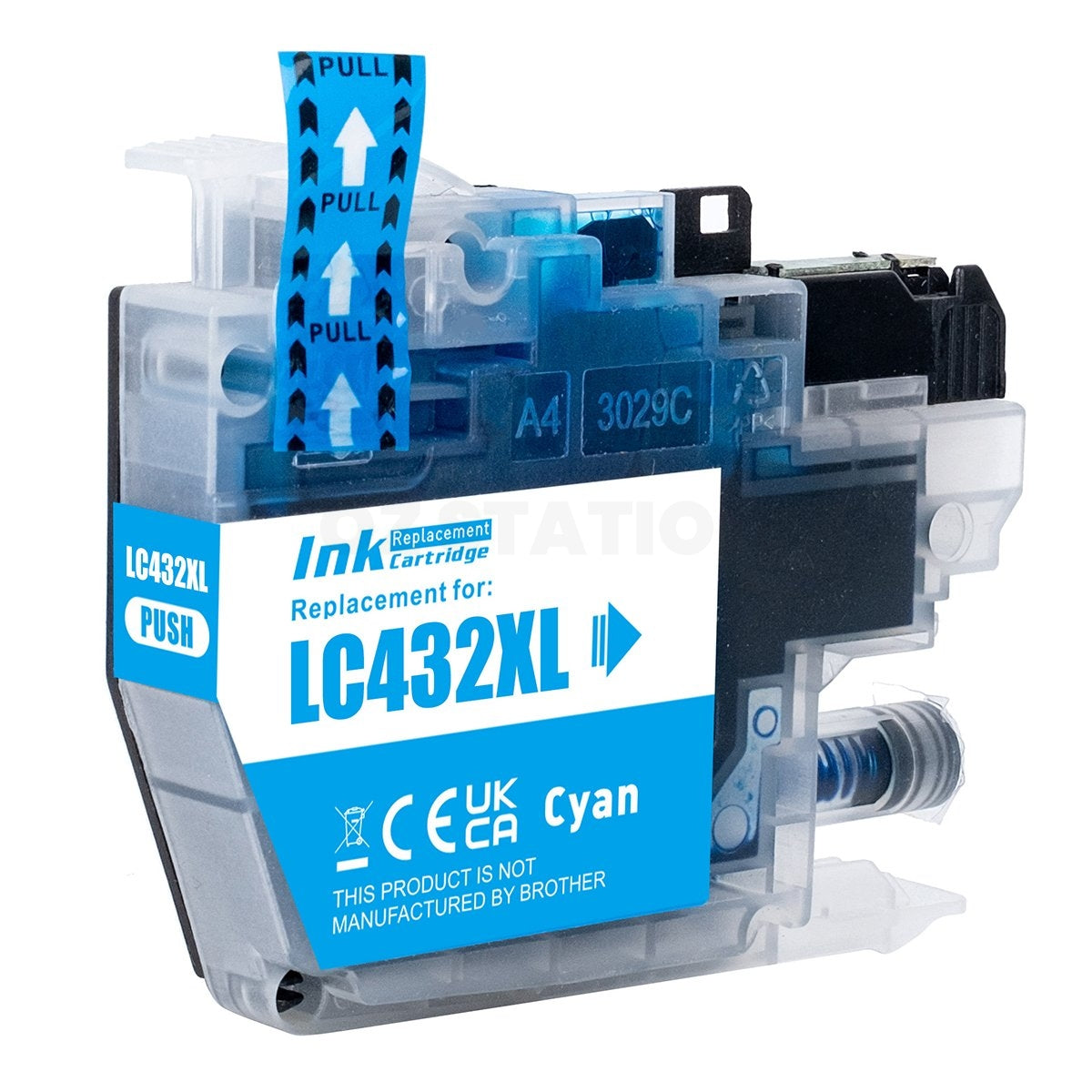 Brother LC-432XLC LC432XLC Compatible Cyan High Yield Ink Cartridge