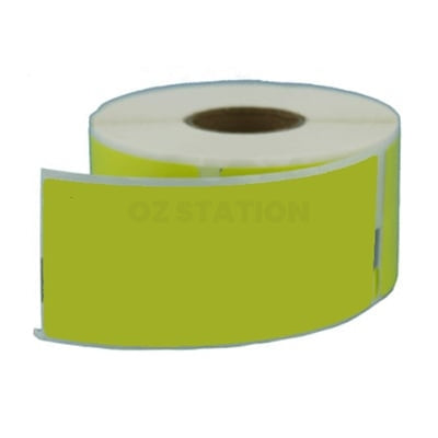 5 x Dymo SD99012 Compatible Yellow Label Roll 36mm x 89mm - 260 labels per roll