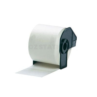 10 x Brother DK-11202 DK11202 Compatible Black Text on White Die-Cut Paper Label Roll 62mm x 100mm - 300 labels per roll