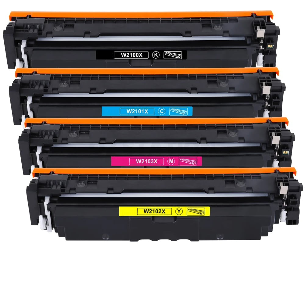 2 Sets of 4 Pack HP 210X W2100X-W2103X W2100XW2103X Compatible High Yield Toner Cartridges Combo [2BK,2C,2M,2Y]