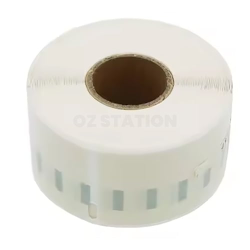 Dymo SD99013 / S0722410 Compatible Black on Clear Plastic Label Roll 36mm x 89mm - 260 labels per roll (with chip) for LabelWriter 550/5XL