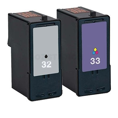 Lexmark No.32 & 33 Compatible Twinpack (18C0032 & 18C0033) [1BK,1CL]