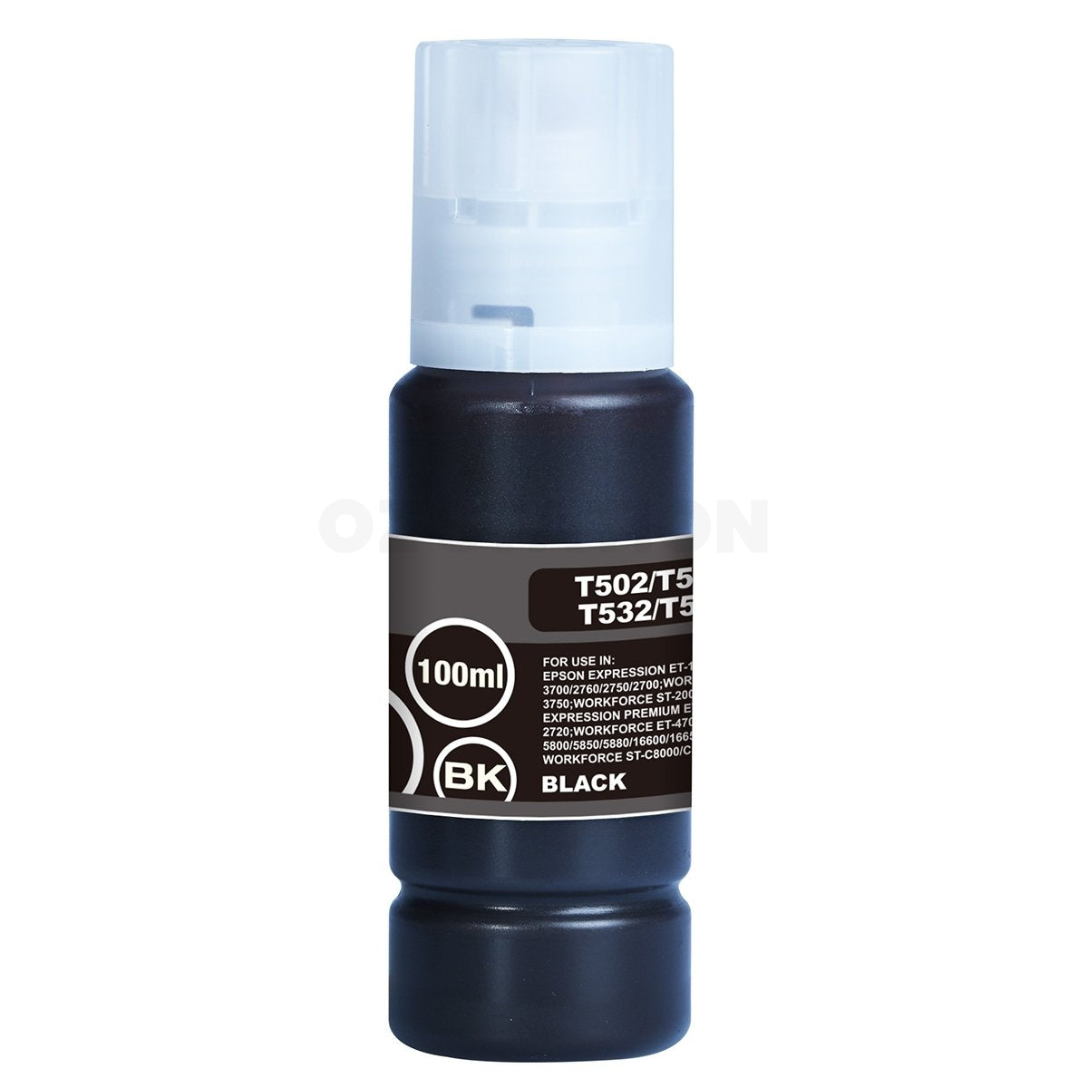 Compatible Epson EcoTank Black Sublimation Ink Bottle 100ml