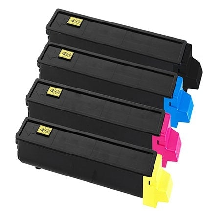 4 Pack Compatible TK-544 TK544 Toner Cartridges For Kyocera FS-C5100DN [1BK,1C,1M,1Y]