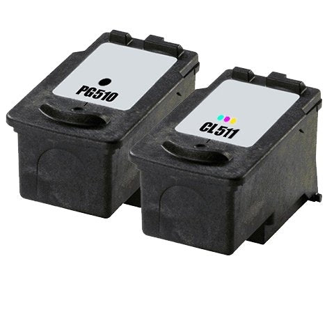 2 Pack Canon PG-510 PG510 & CL-511 Compatible Value Pack [1BK,1C]