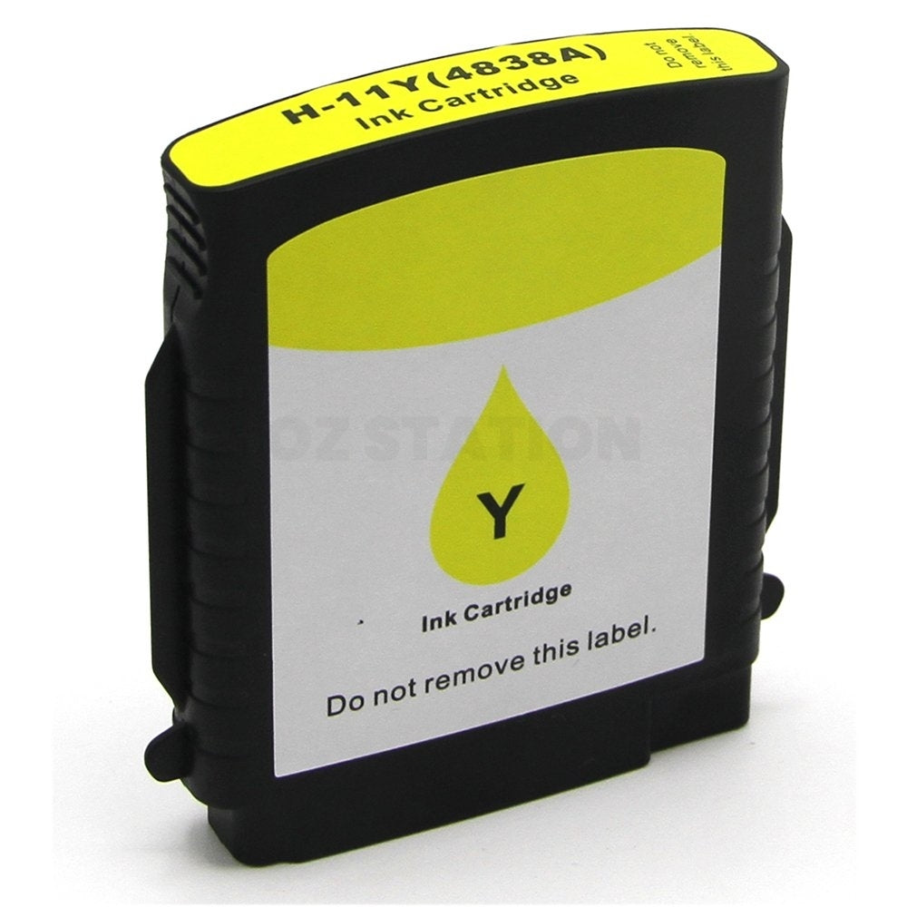 HP 11 Compatible Yellow Inkjet Cartridge C4838AA - 1,830 Pages