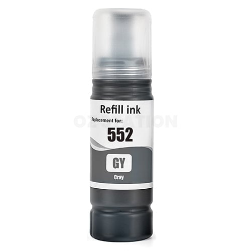 Compatible Epson T552 EcoTank Grey Ink Bottle C13T06W592