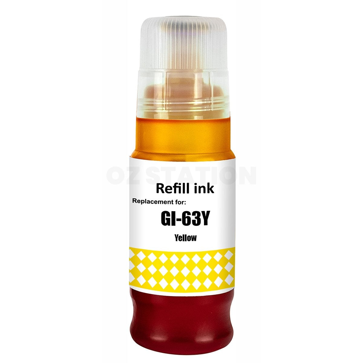 Compatible Canon GI63Y Yellow Ink Bottle - 70ML