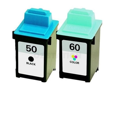 Lexmark No.50 + No.60 (17G0050 + 17G0060) Compatible Ink Cartridges Combo [1BK,1CL]