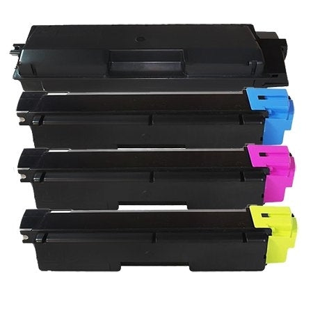 4 Pack Compatible for TK-594 TK594 Toner Cartridges suitable for Kyocera FS-C2026MFP, FS-C2126MFP, FS-C2526MFP, FS-C2626MFP, FS-C5250DN, M-6026CDN, M-6526CDN, P-6026CDN [1BK,1C,1M,1Y]