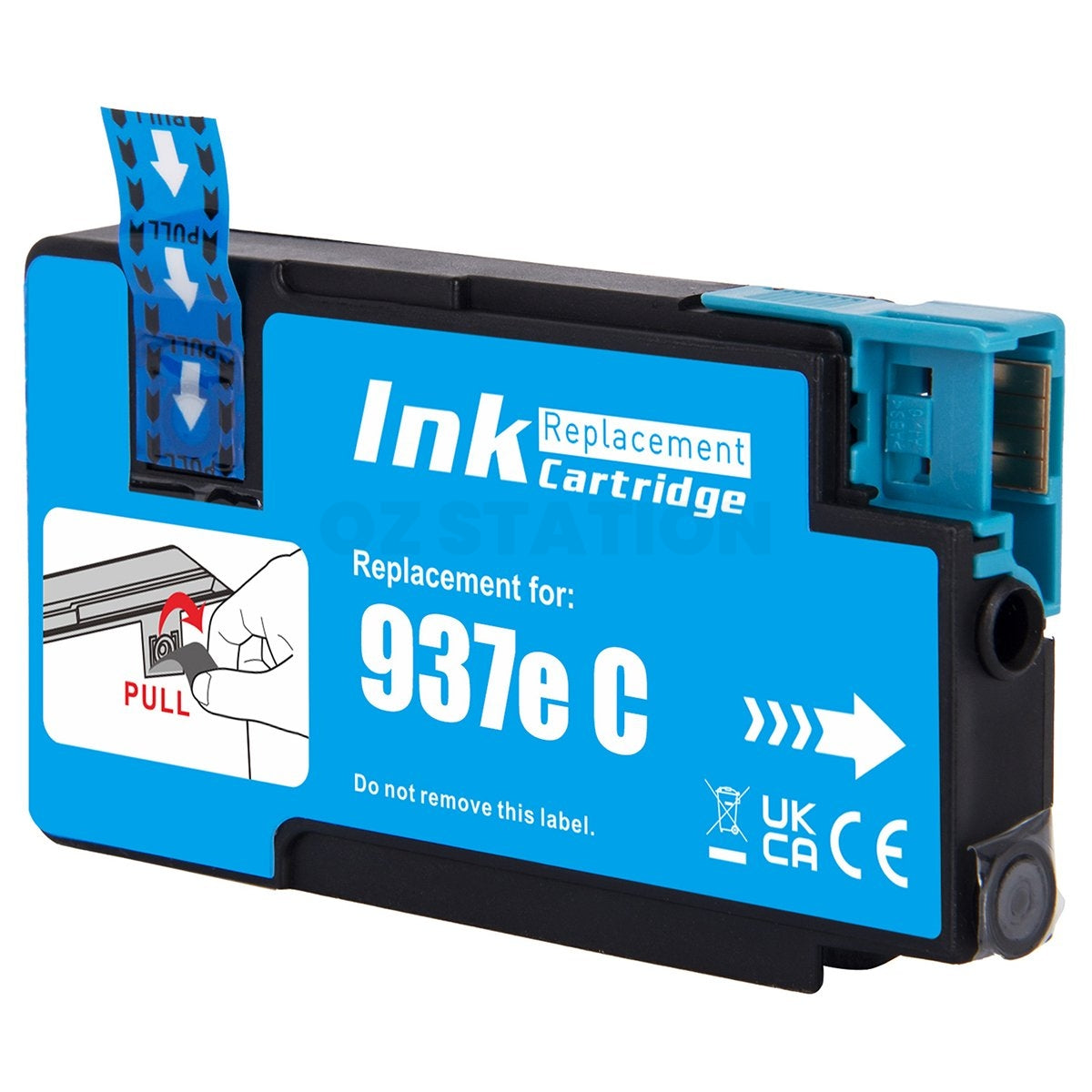 HP 937e EvoMore Compatible Cyan Ink Cartridge 4S6W6NA